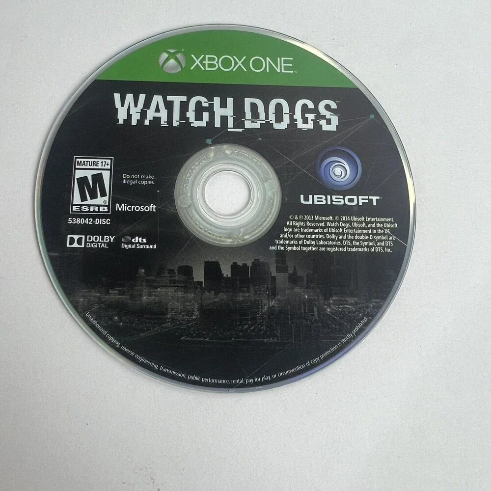Watch Dogs (Microsoft Xbox One, 2014) Loose